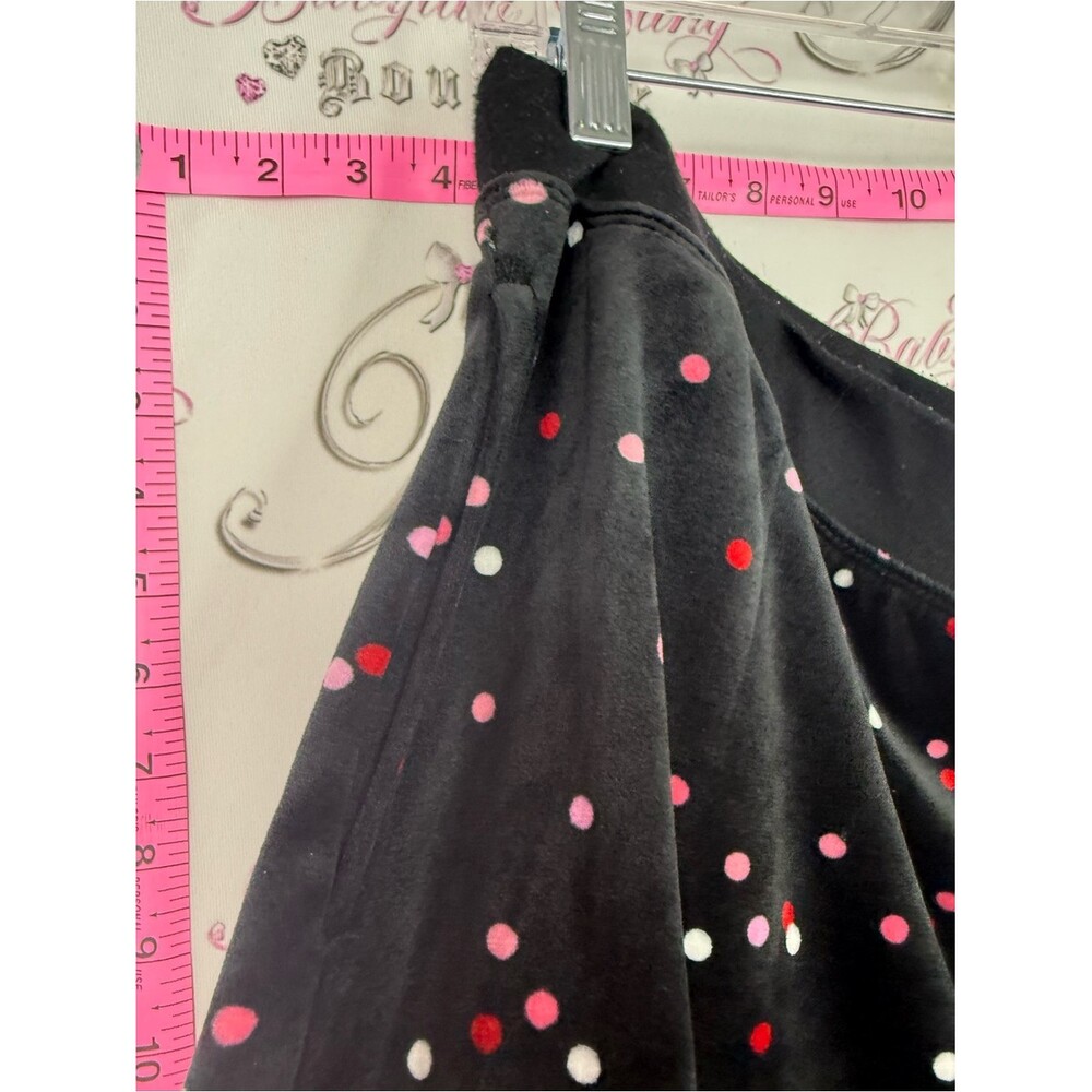 kate spade pants fleece Black Leggings with Pink and White Polka Dots - Picture 3 of 9